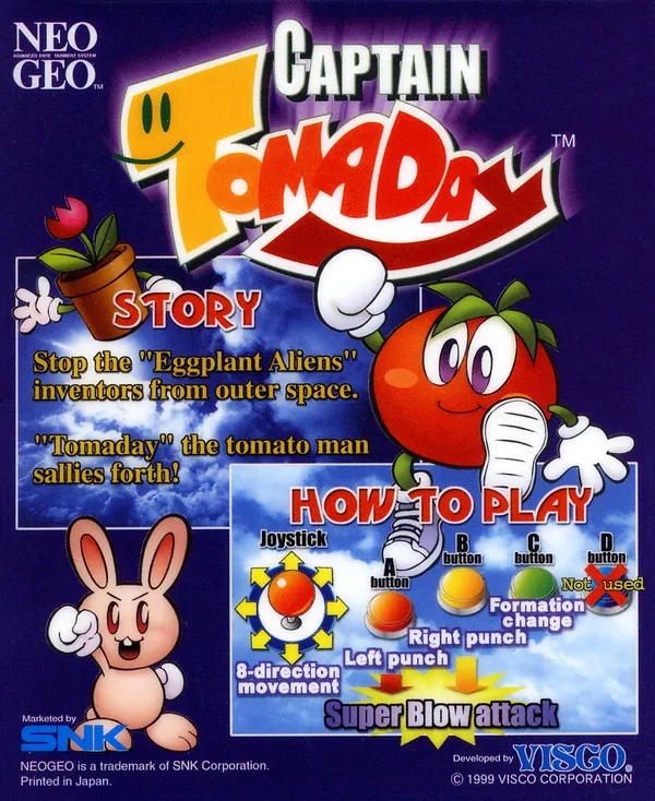 Captain Tomaday mini marquee